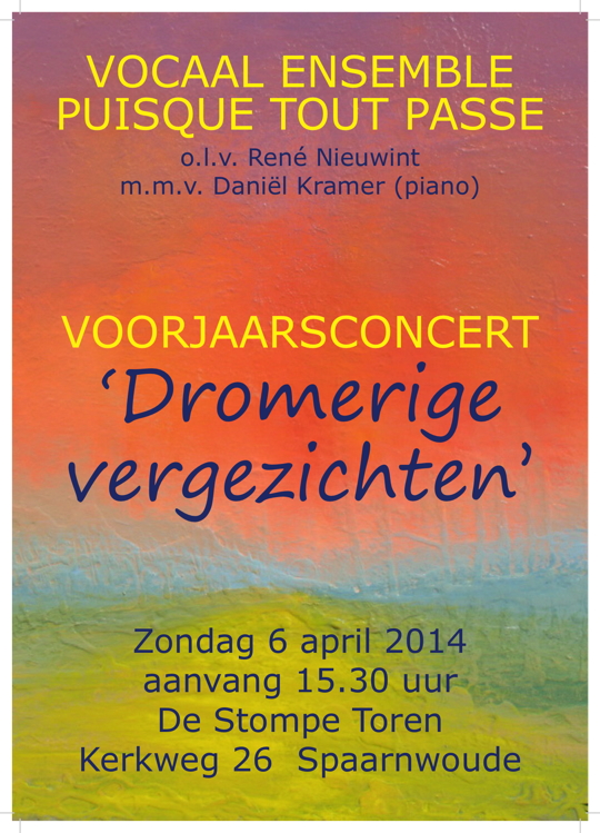 Affiche concert 6 april 2014