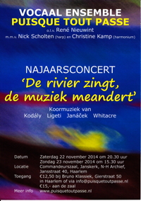 Concerten 22/23-11-2014