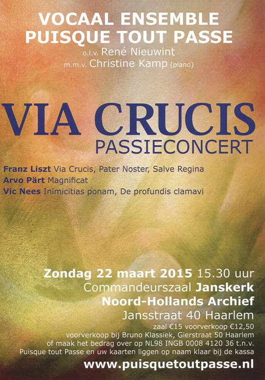 Flyer concert 22 maart 2015